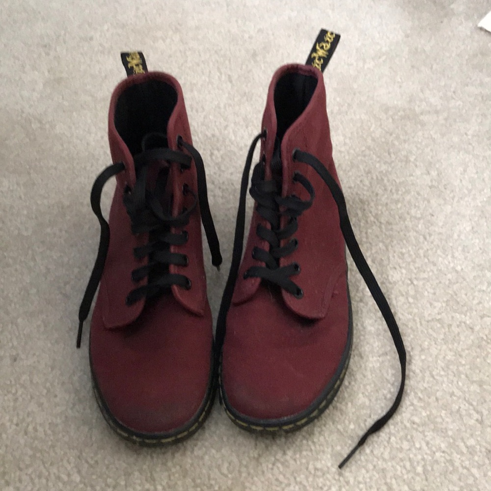 Shoreditch Dr. Martens Maroon Boot